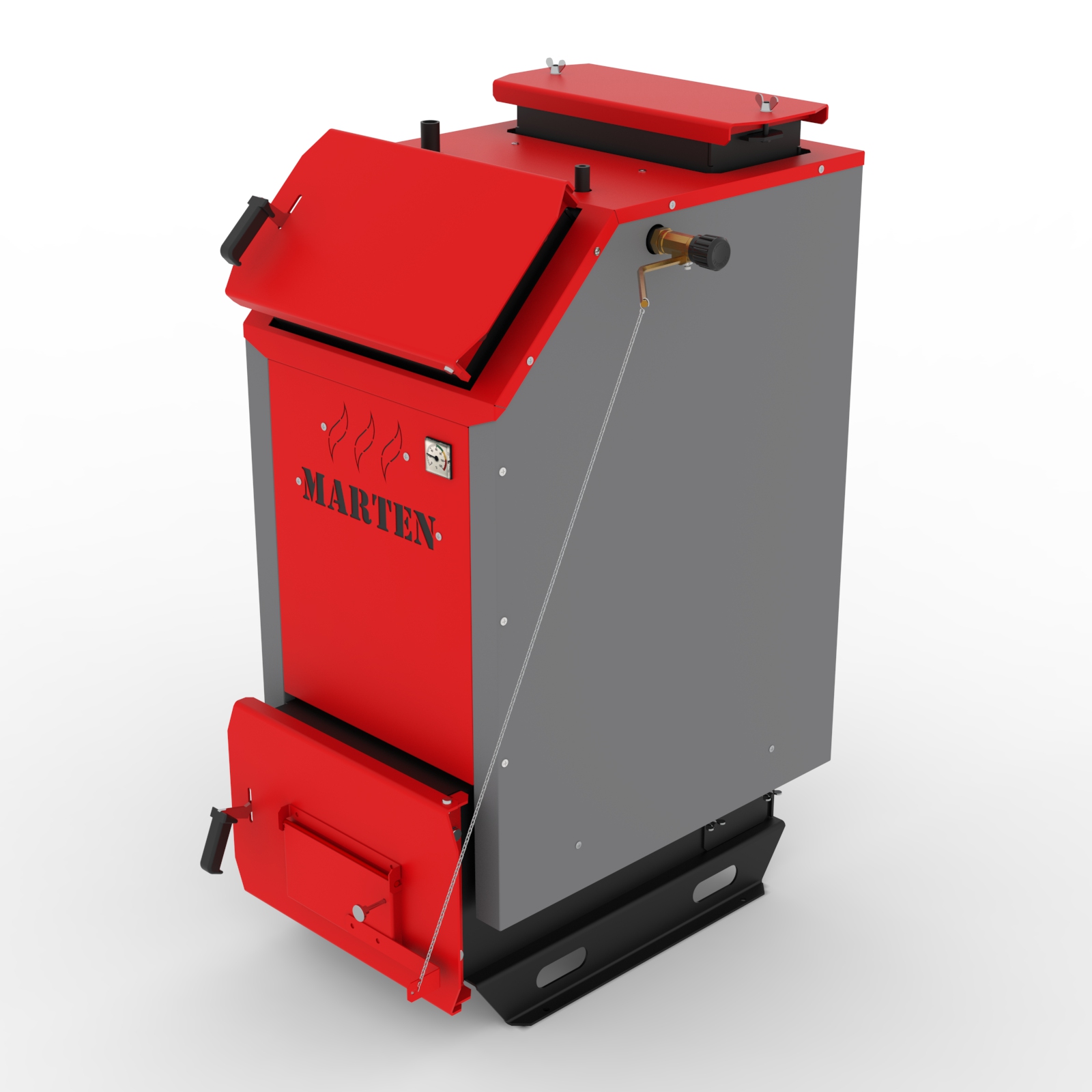 Котел опалювальний твердопаливний "Marten Master" МM-15 потужність 15 кВт